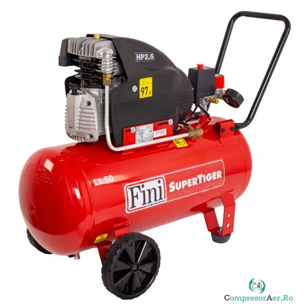 Compresor de aer Fini SUPERTIGER285M, 50 l, 1800 W, 10 bar, 260 l/min