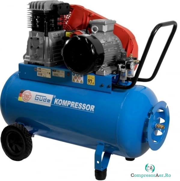 Compresor cu ulei cu doi cilindrii PRO Gude 75520, 3000 W, 100 L, 10 bari