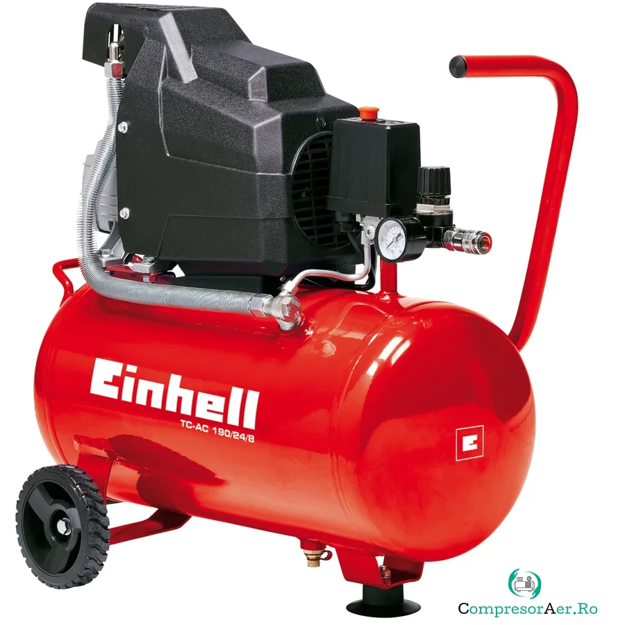 Einhell Compresor aer cu ulei Einhel TC-AC 190/24/8, 1500W, 8bar, 24 l